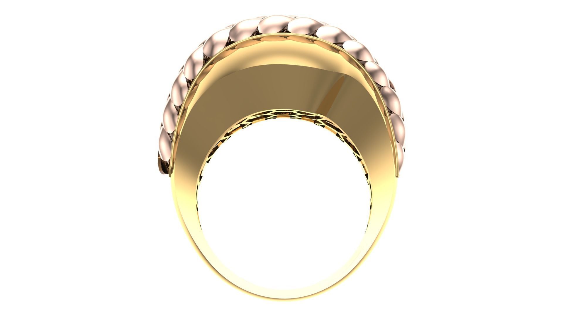   5Pcs FUSION SIMPLE RING SOLID  3D print model_29