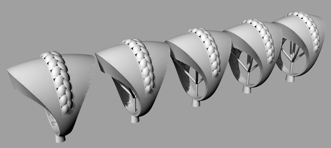   5Pcs FUSION SIMPLE RING SOLID  3D print model_17