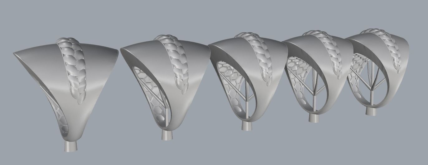   5Pcs FUSION SIMPLE RING SOLID  3D print model_75