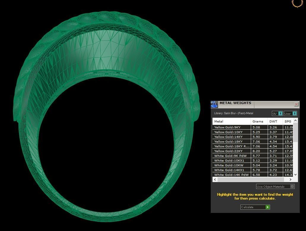   5Pcs FUSION SIMPLE RING SOLID  3D print model_89