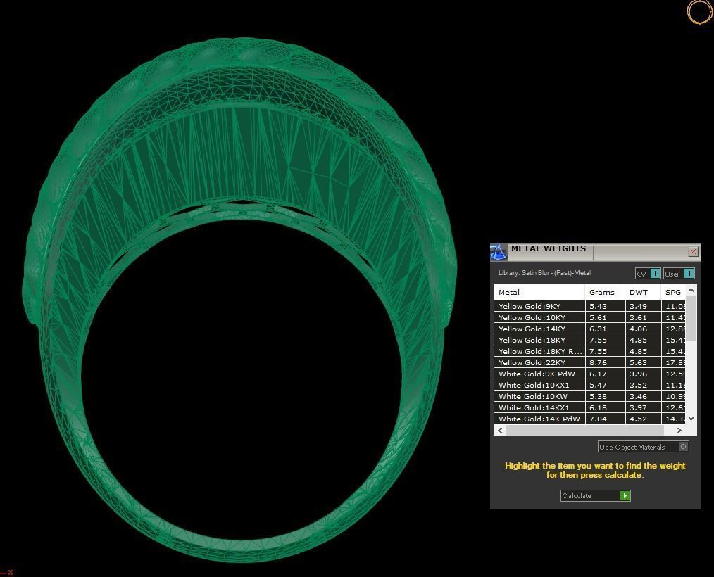   5Pcs FUSION SIMPLE RING SOLID  3D print model_73