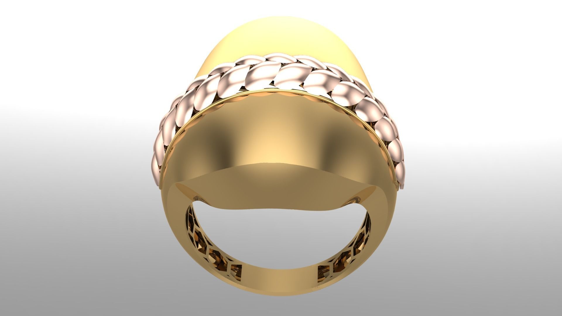   5Pcs FUSION SIMPLE RING SOLID  3D print model_87