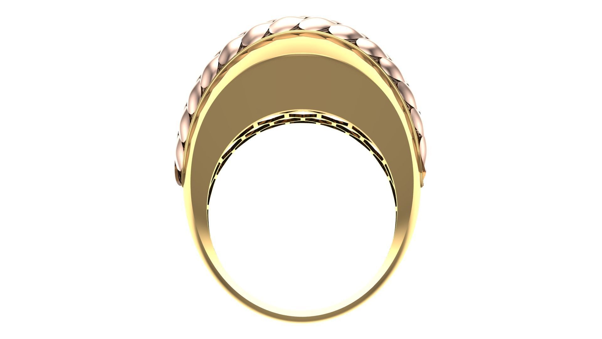   5Pcs FUSION SIMPLE RING SOLID  3D print model_63