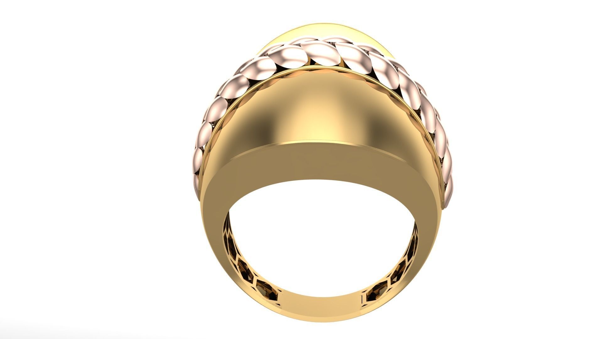   5Pcs FUSION SIMPLE RING SOLID  3D print model_66