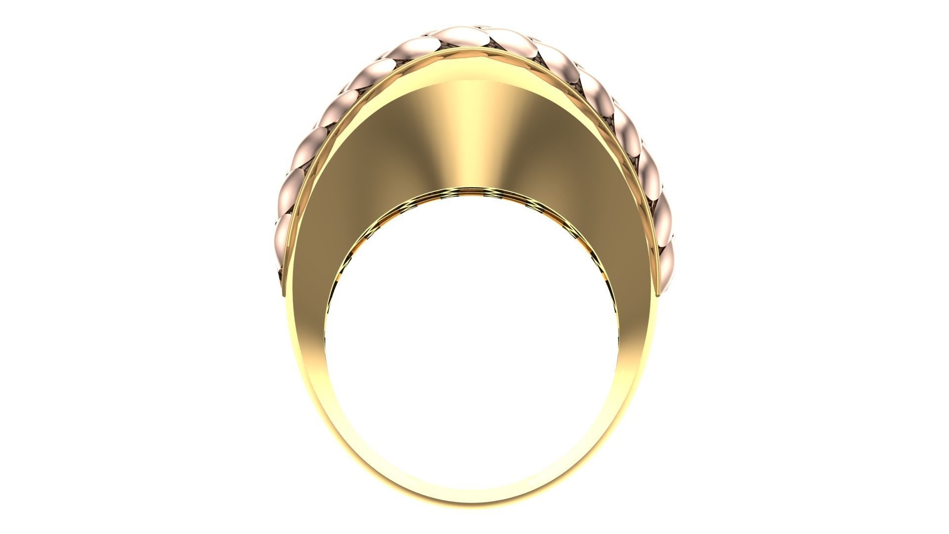   5Pcs FUSION SIMPLE RING SOLID  3D print model_8