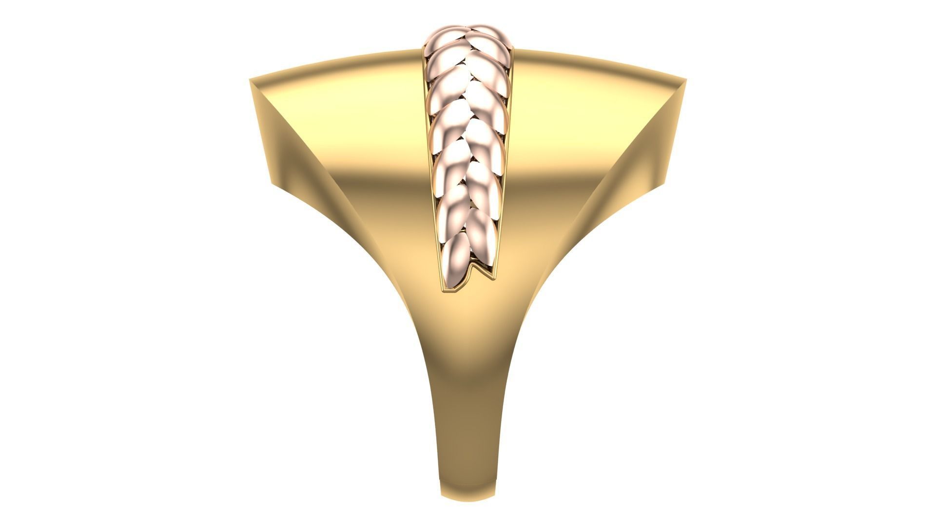   5Pcs FUSION SIMPLE RING SOLID  3D print model_9