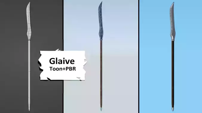 Glaive long stick