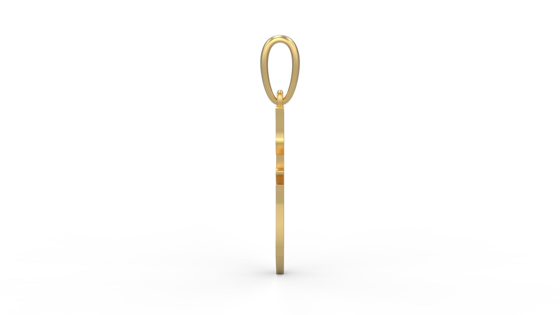 Initial Letters Pendant Marseille E 3D print model_2