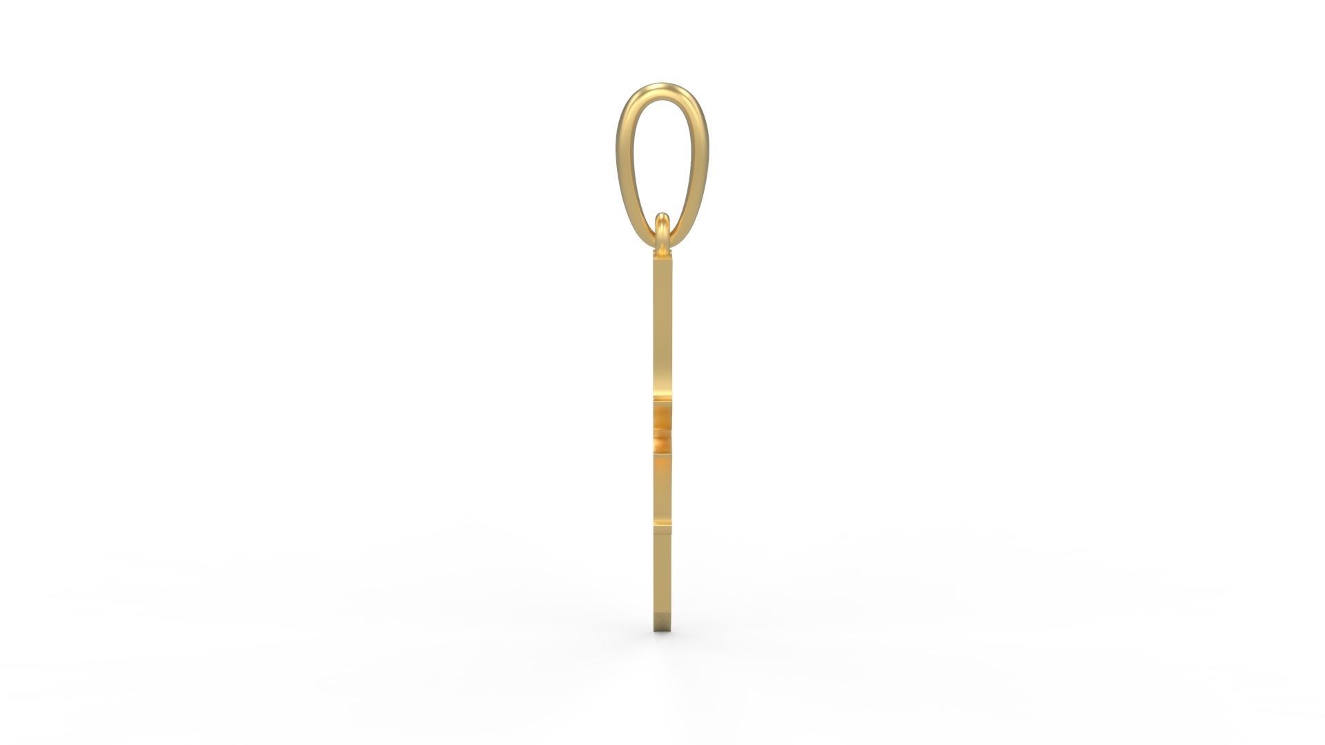 Initial Letters Pendant Marseille F 3D print model_2