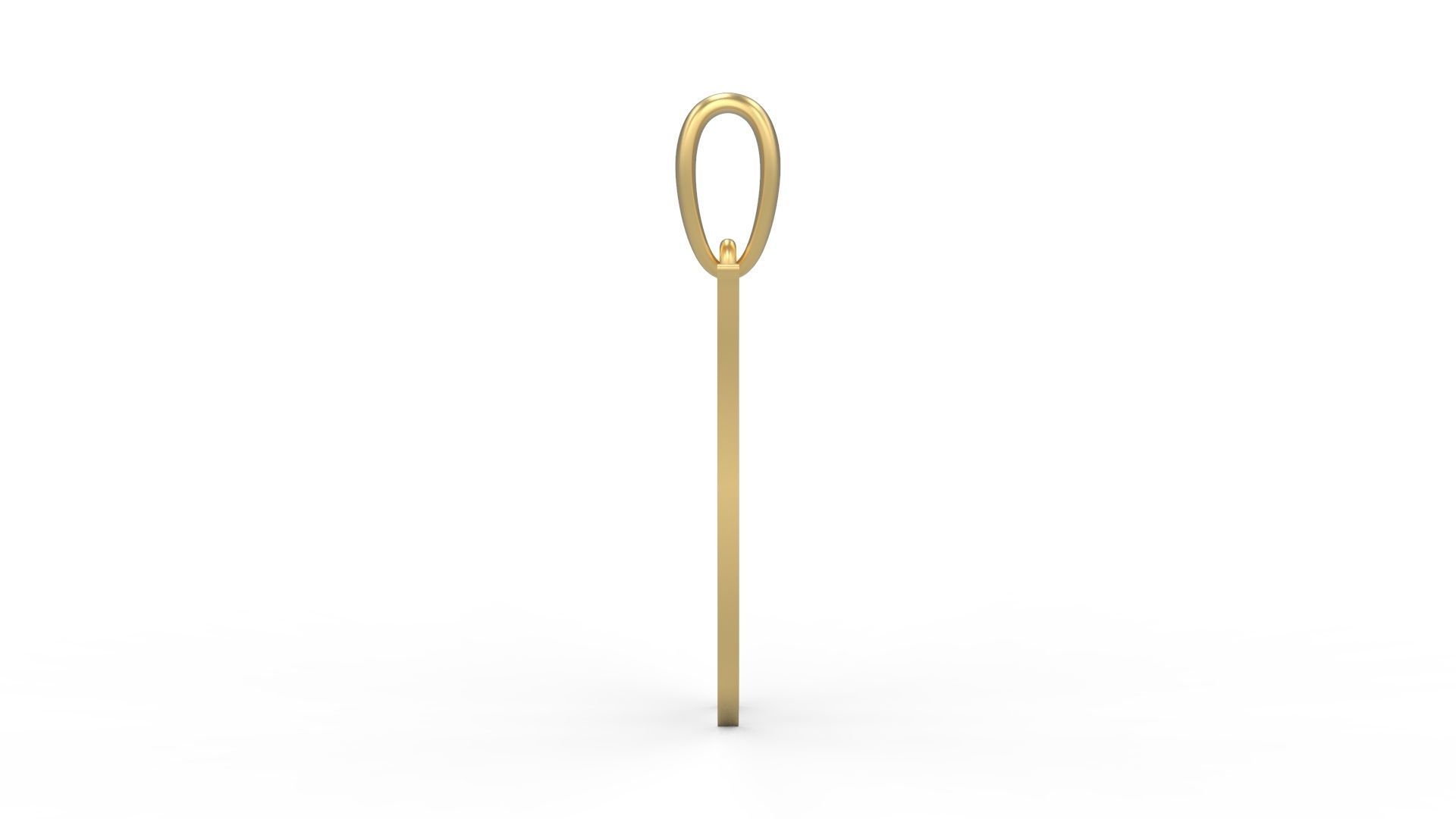 Initial Letters Pendant Marseille H 3D print model_2