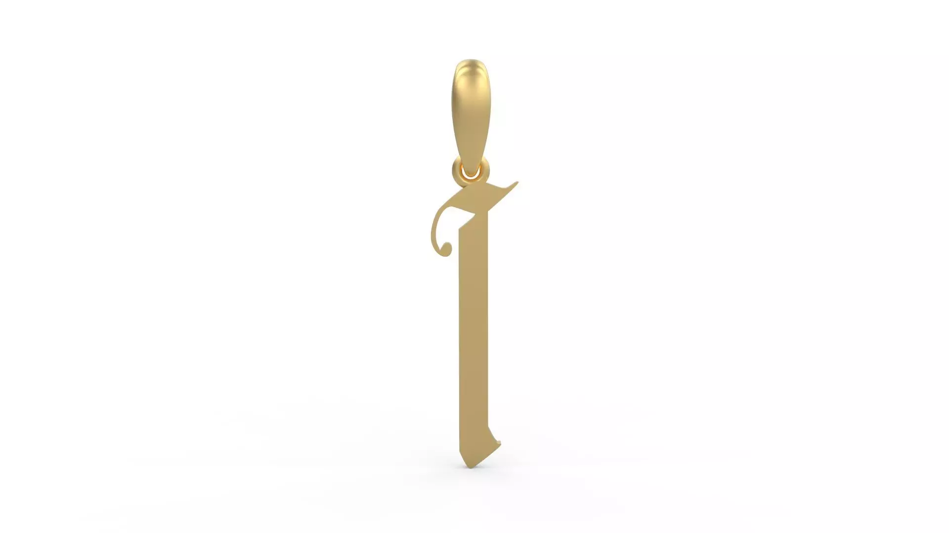 Initial Letters Pendant Marseille I 3D print model_0