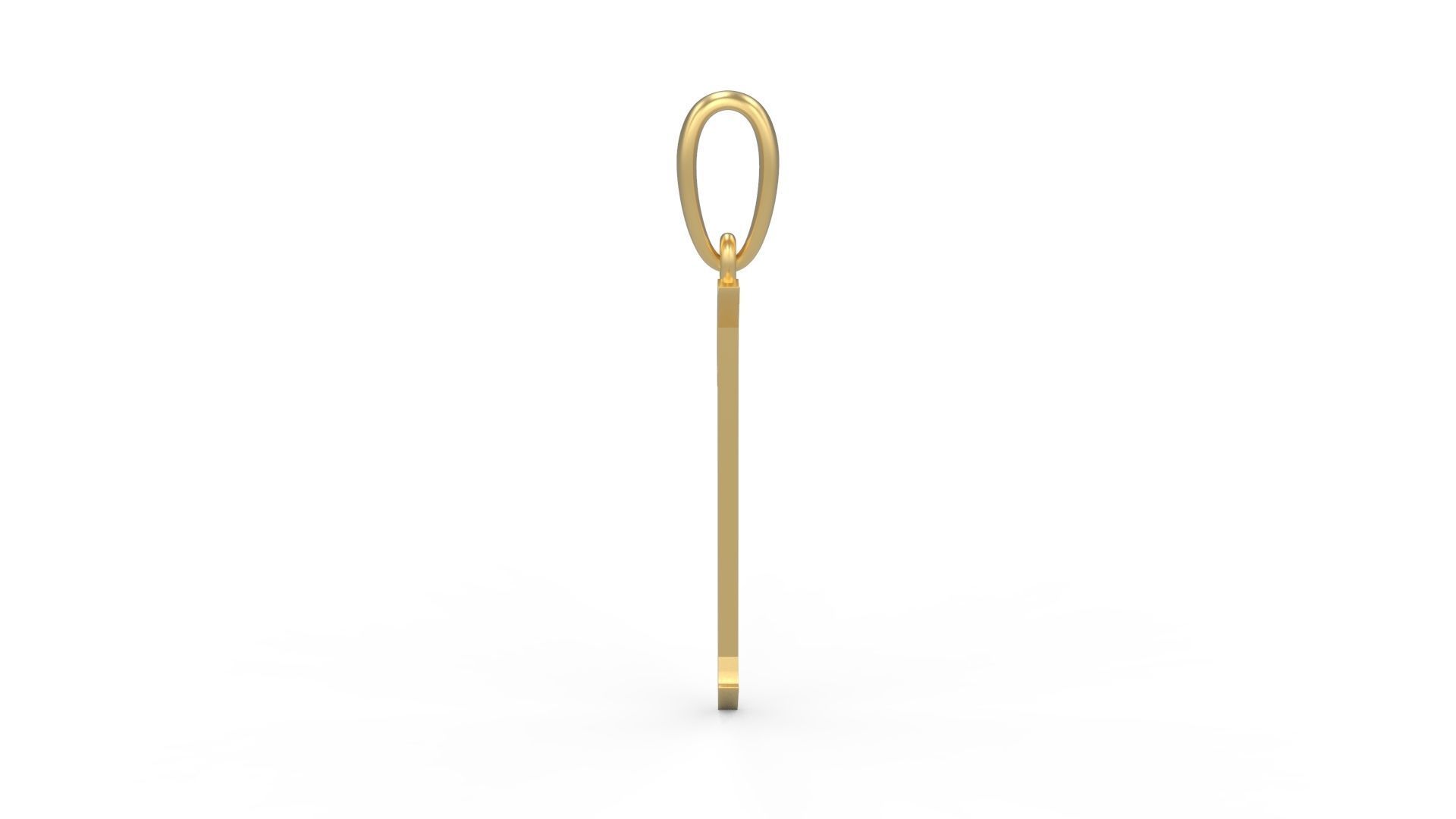 Initial Letters Pendant Marseille I 3D print model_2