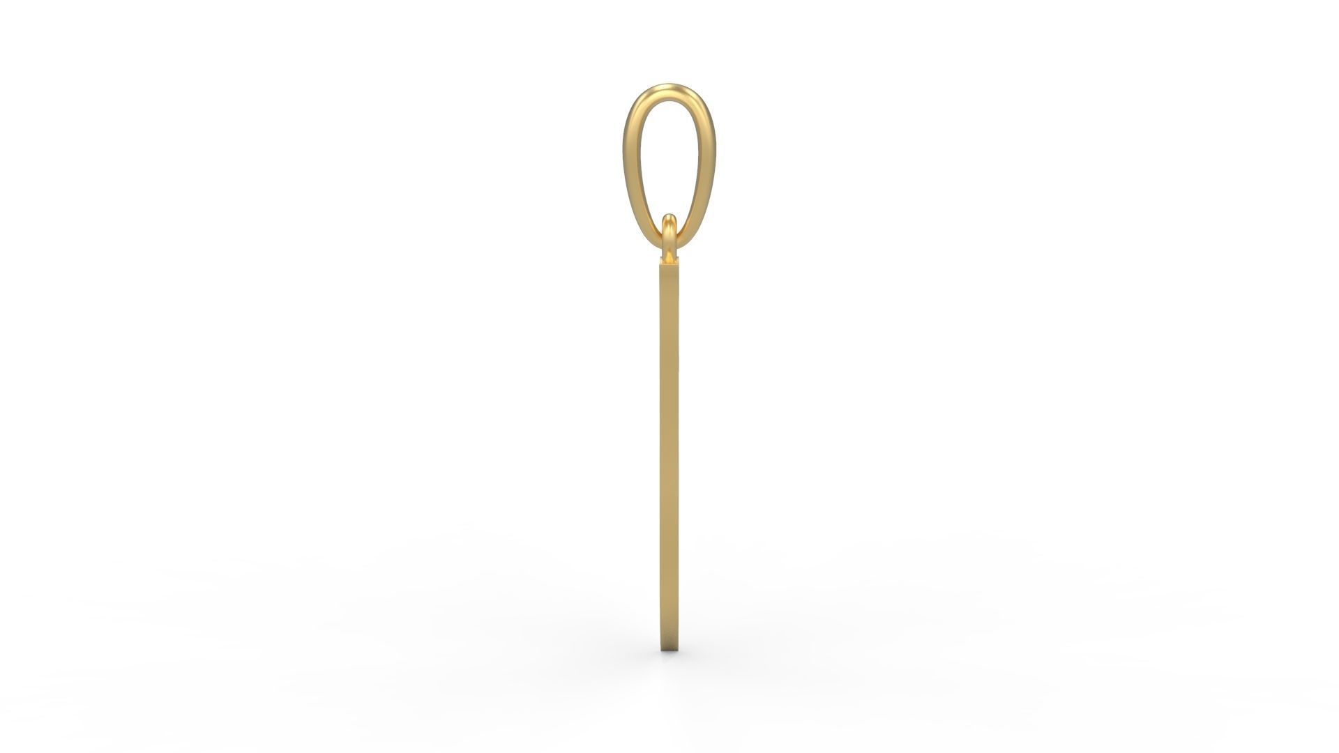 Initial Letters Pendant Marseille J 3D print model_2