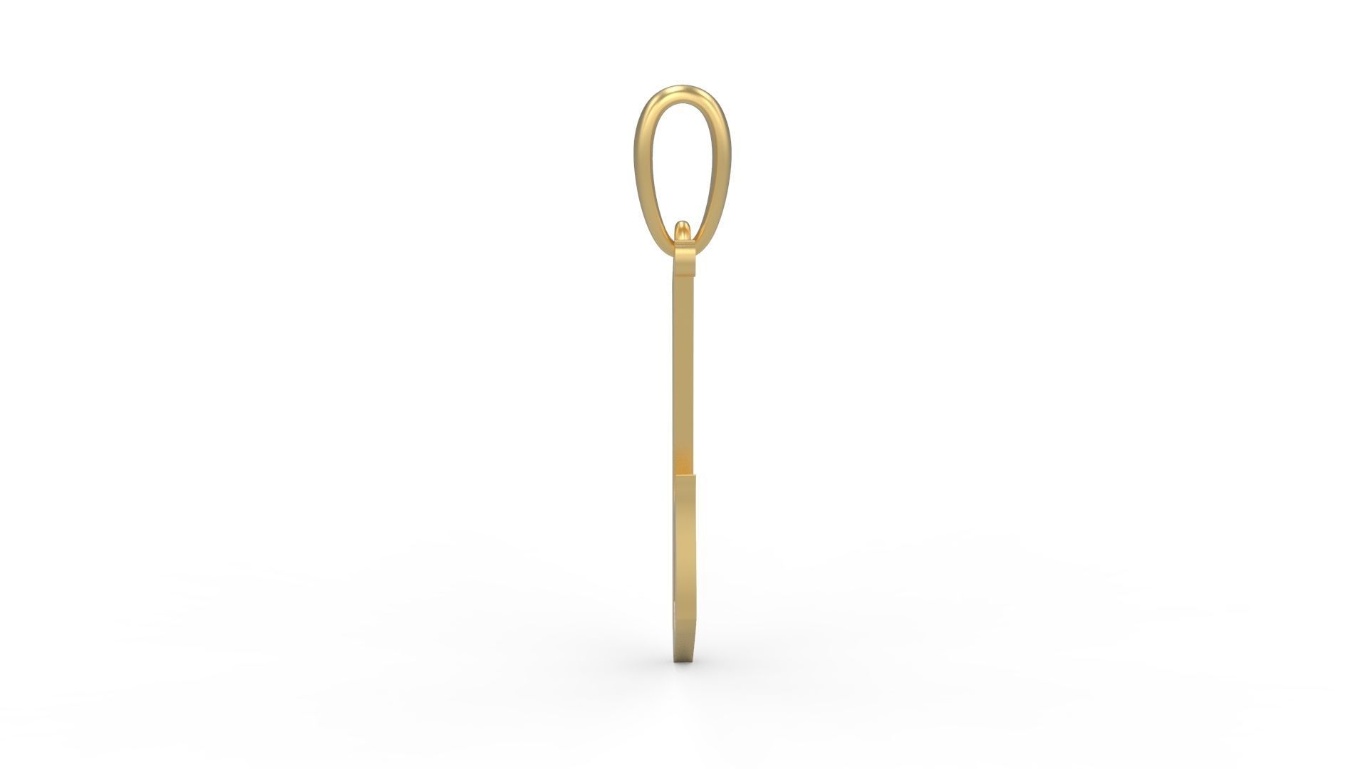 Initial Letters Pendant Marseille L 3D print model_2