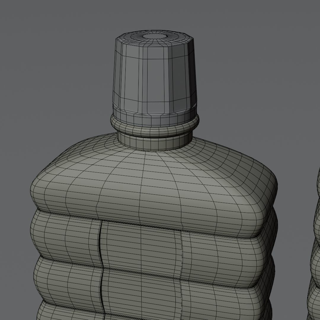 Shiling oil bottle 3D model_11