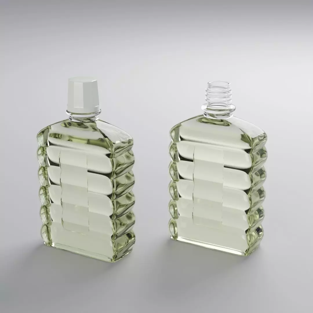 Shiling oil bottle 3D model_0
