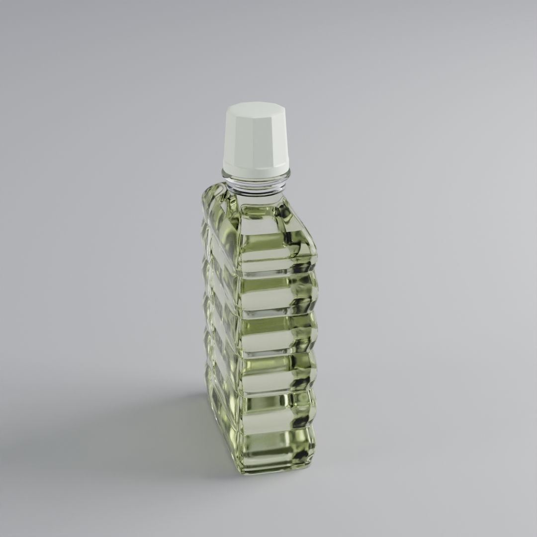 Shiling oil bottle 3D model_4