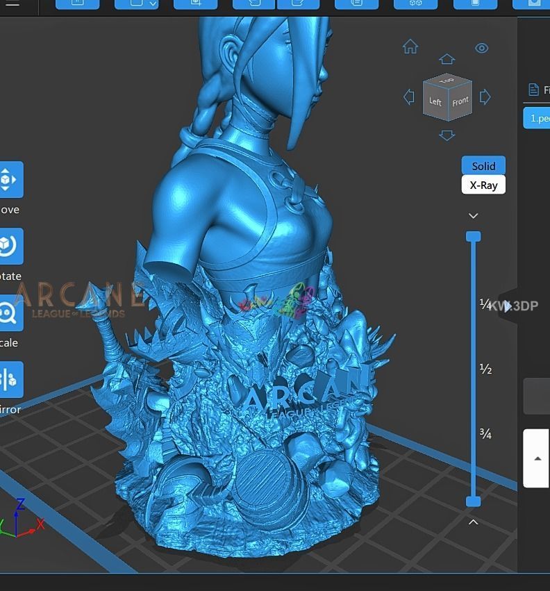 Pedestal Arcane Jimx 3D print model_5