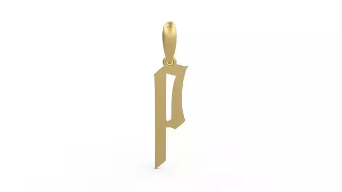 Initial Letters Pendant Marseille P