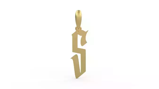 Initial Letters Pendant Marseille S
