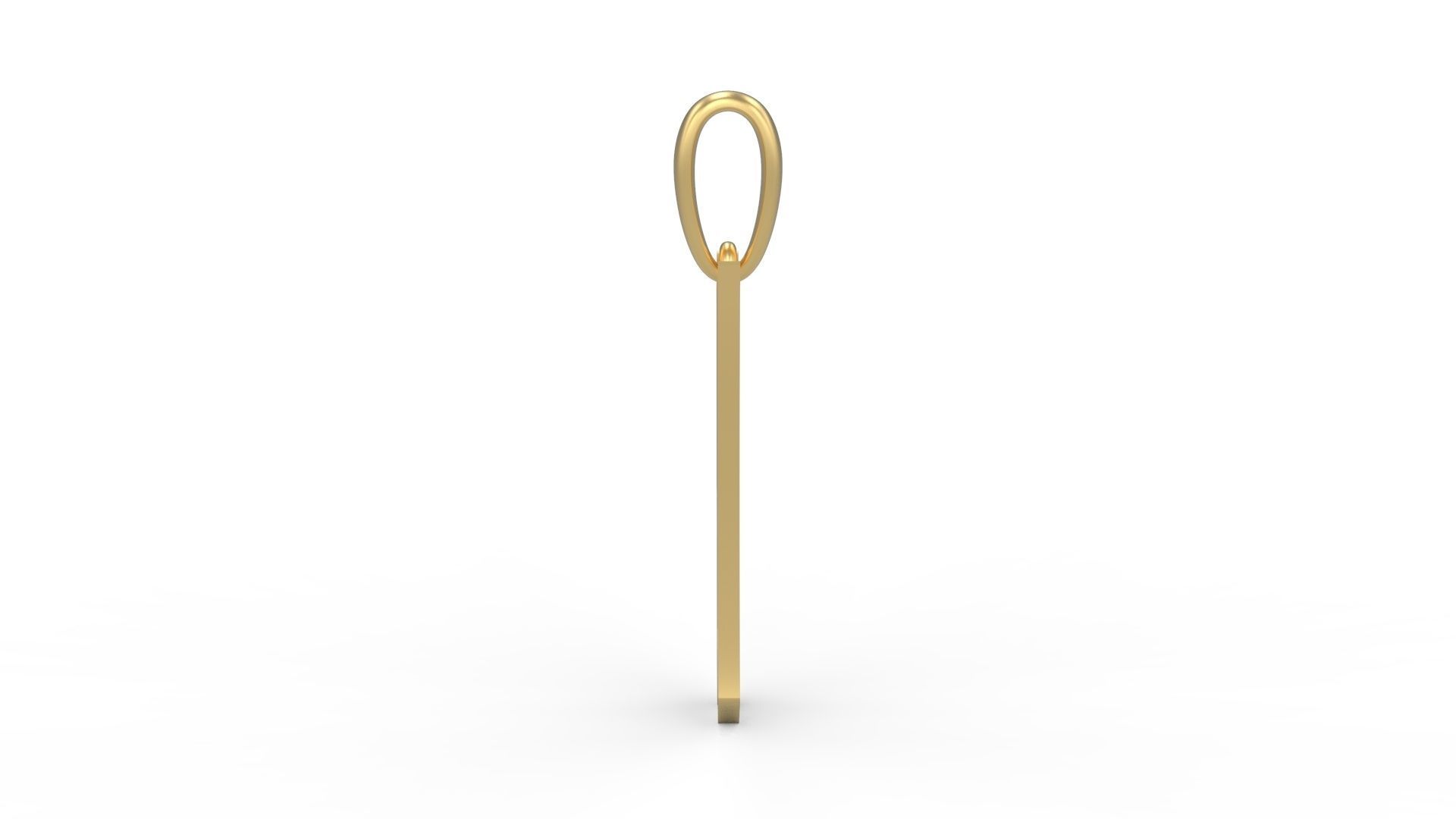 Initial Letters Pendant Marseille U 3D print model_2