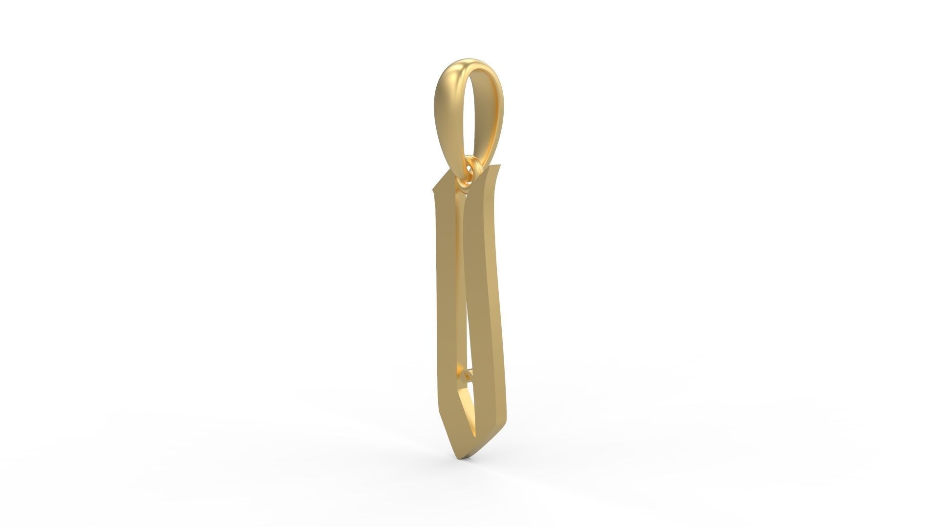 Initial Letters Pendant Marseille V 3D print model_1