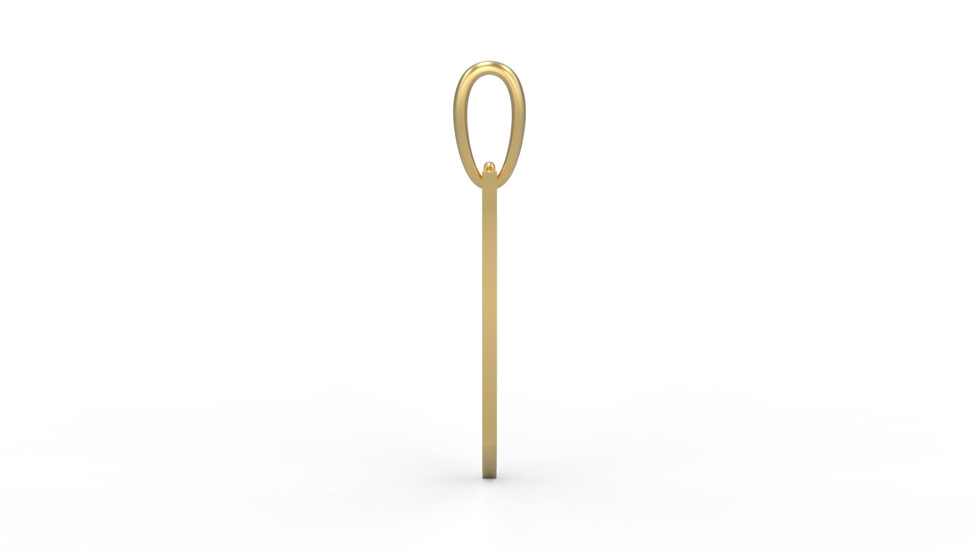 Initial Letters Pendant Marseille V 3D print model_2