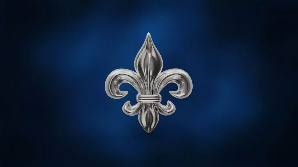fleur de lis 3d model printable lms11 3D print model_0