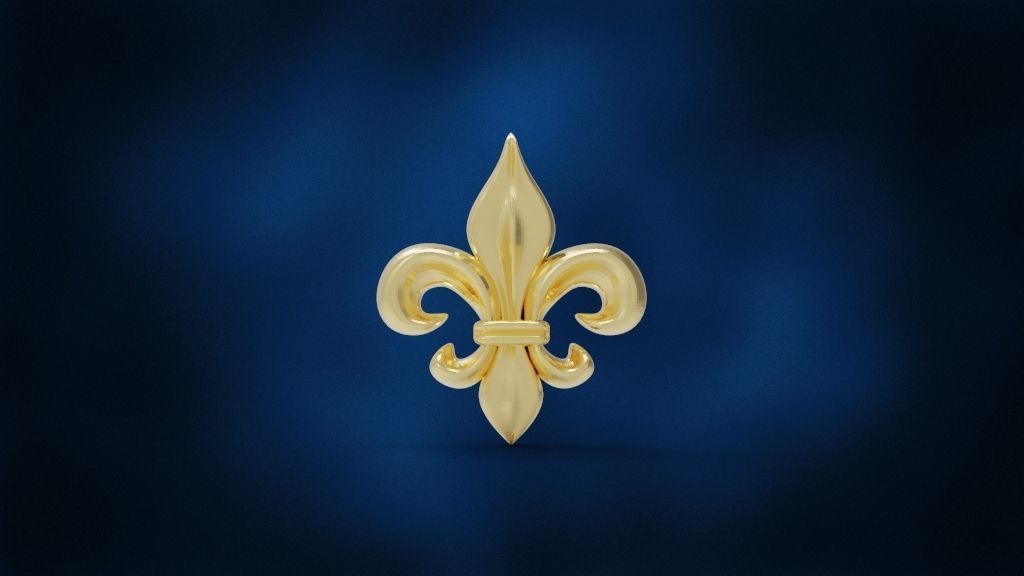 fleur de lis 3d model printable lms11 3D print model_1