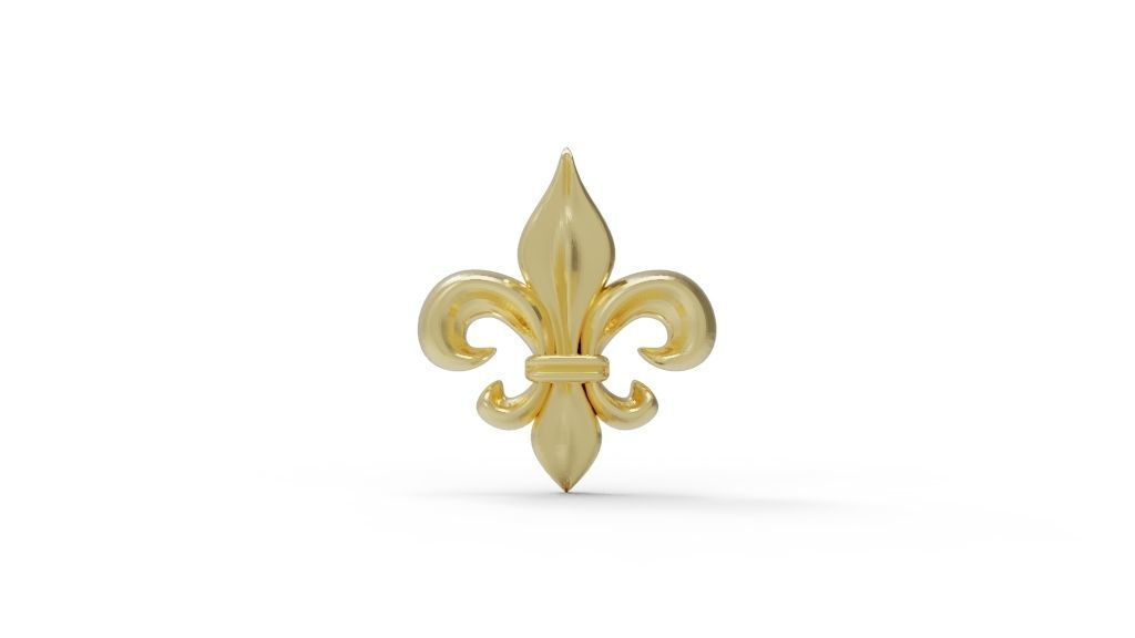 fleur de lis 3d model printable lms11 3D print model_8