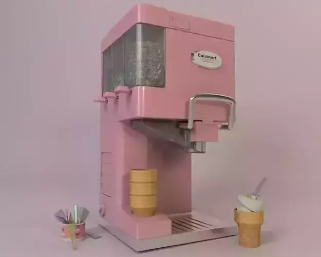 3D Ice cream machine
