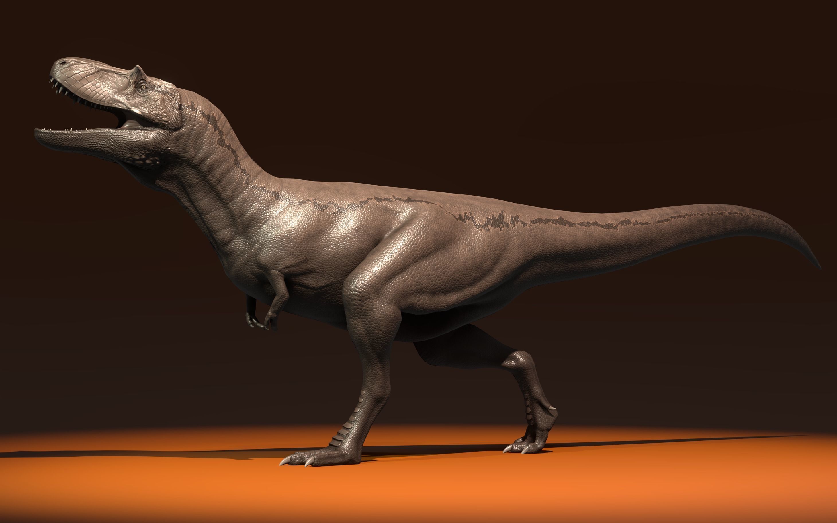 Albertosaurus Asset Pack Low-poly 3D model_7