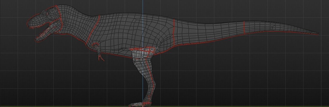 Albertosaurus Asset Pack Low-poly 3D model_11