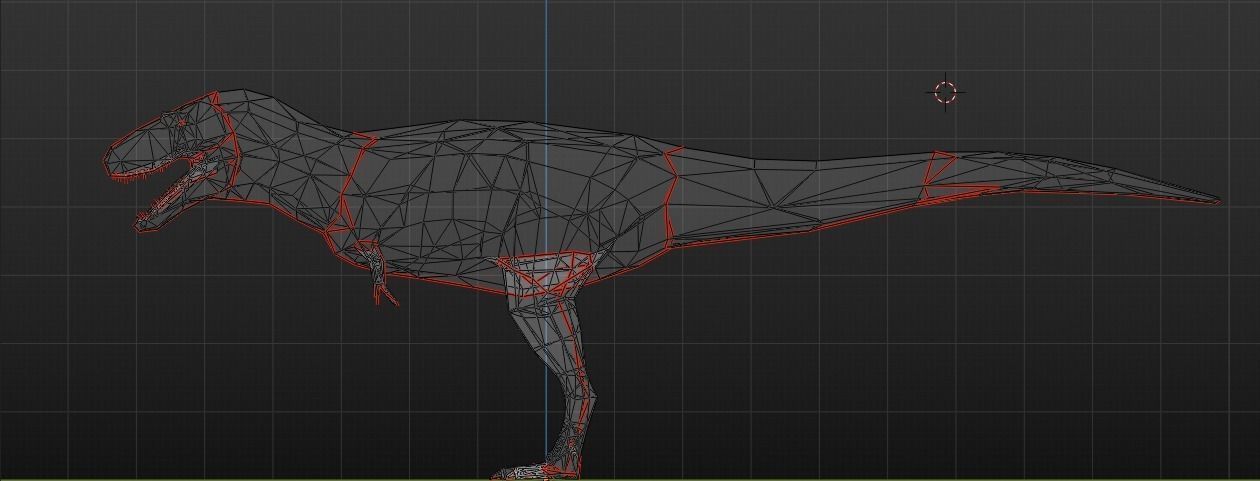 Albertosaurus Asset Pack Low-poly 3D model_13