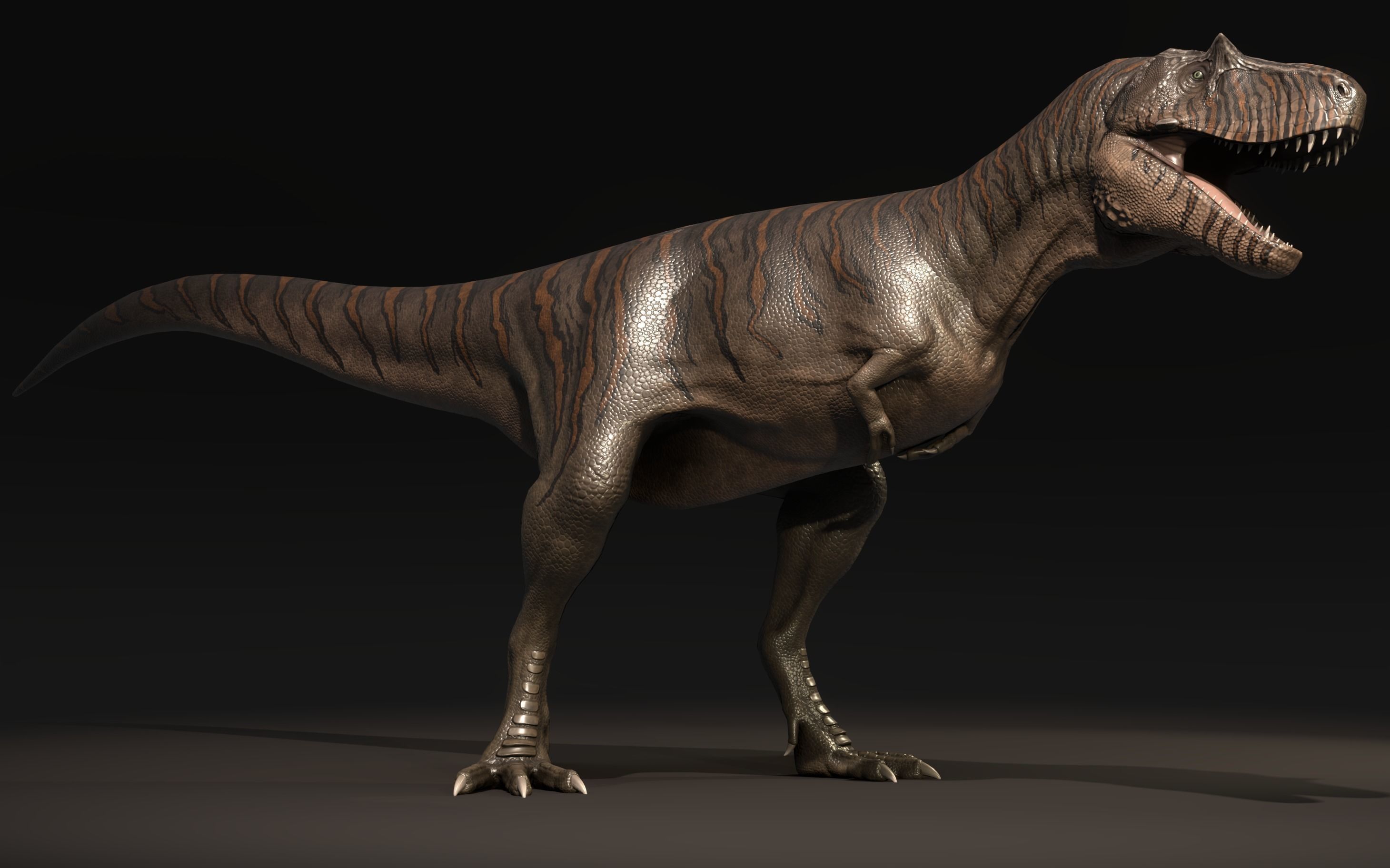 Albertosaurus Asset Pack Low-poly 3D model_10