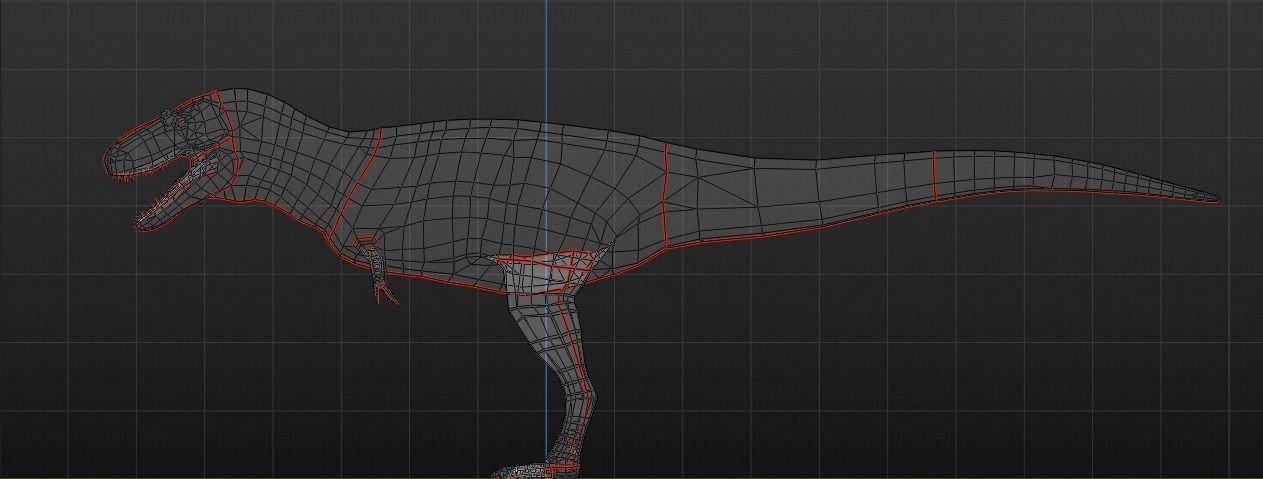 Albertosaurus Asset Pack Low-poly 3D model_12