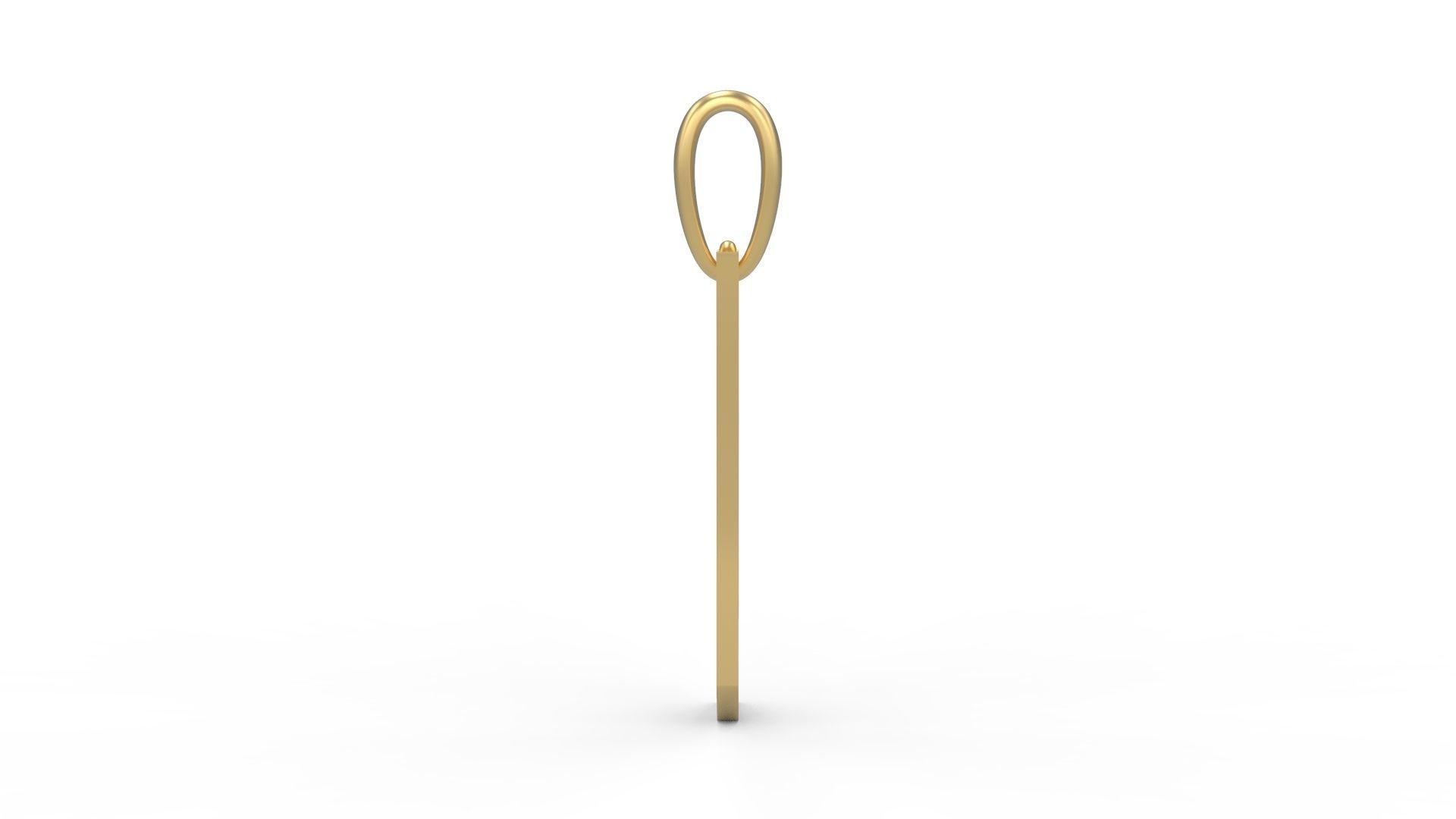 Initial Letters Pendant Marseille Y 3D print model_2