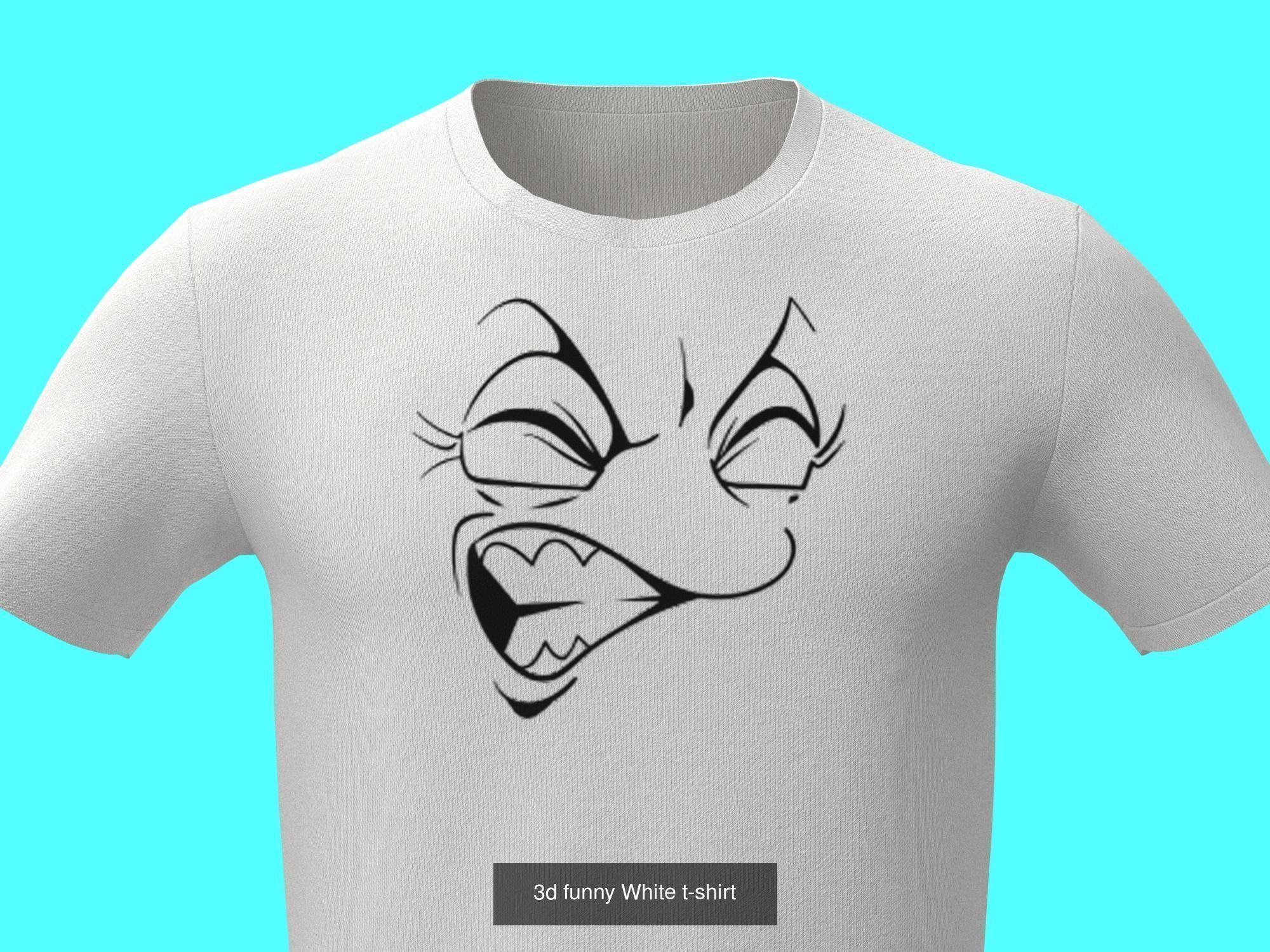 collection funny white tshirt  _3