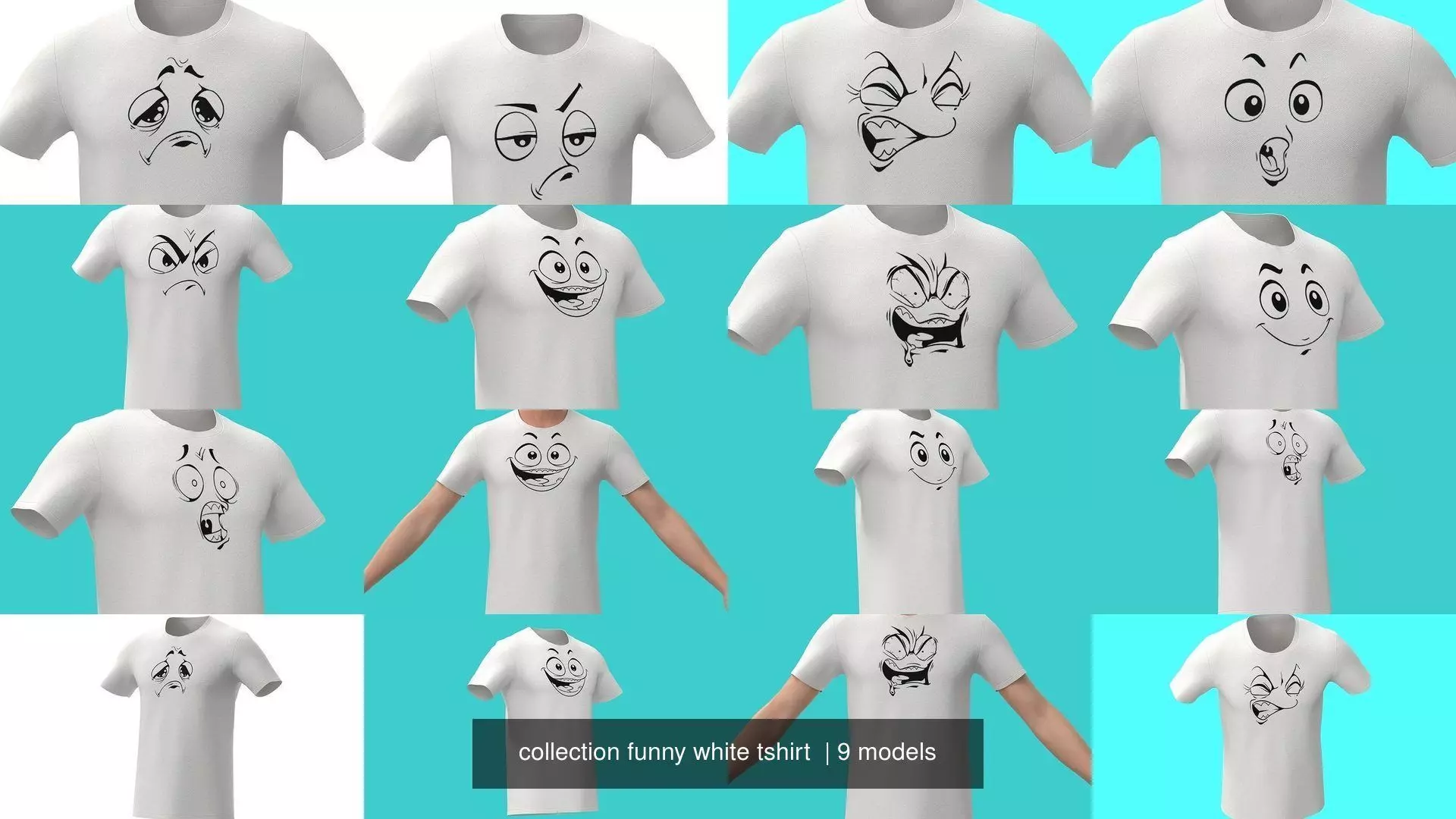 collection funny white tshirt  _0