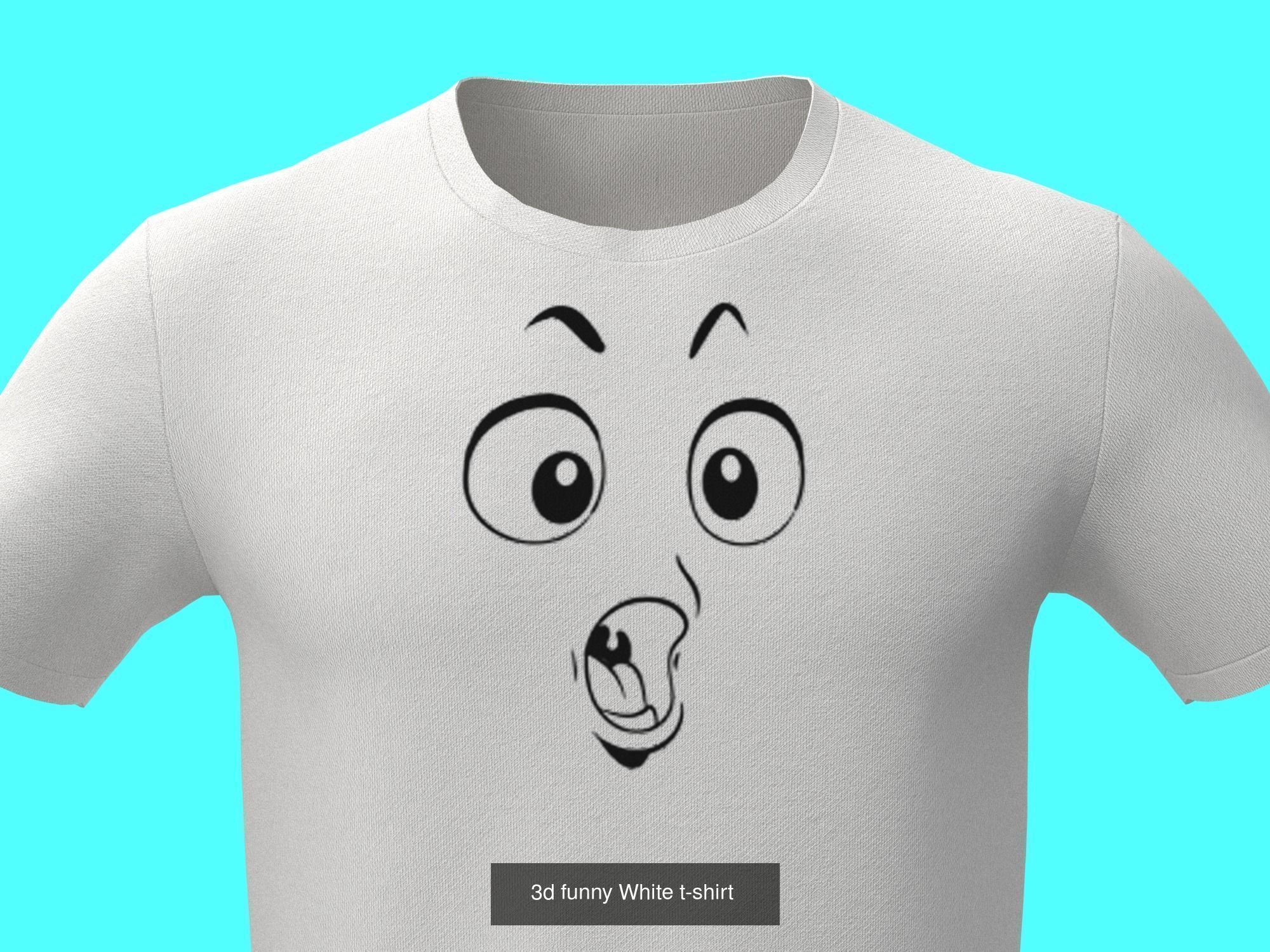 collection funny white tshirt  _4