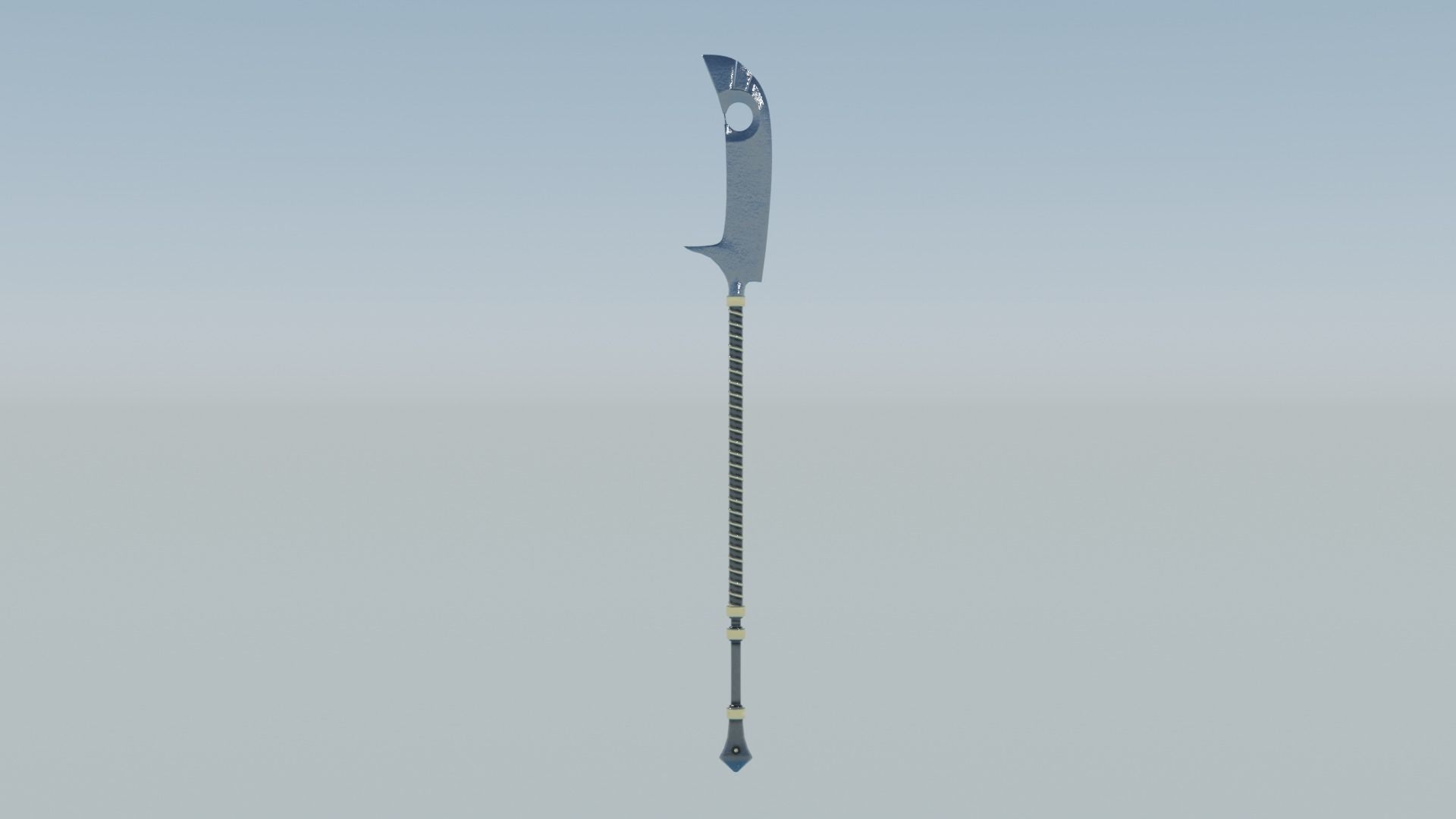 Glaive 32 Low-poly 3D model_1