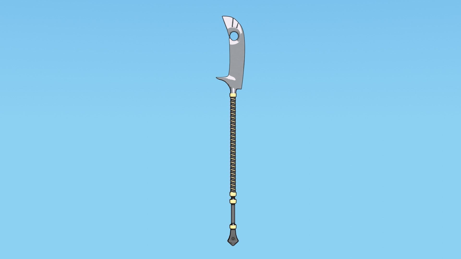 Glaive 32 Low-poly 3D model_2