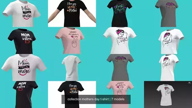 collection mothers day t-shirt