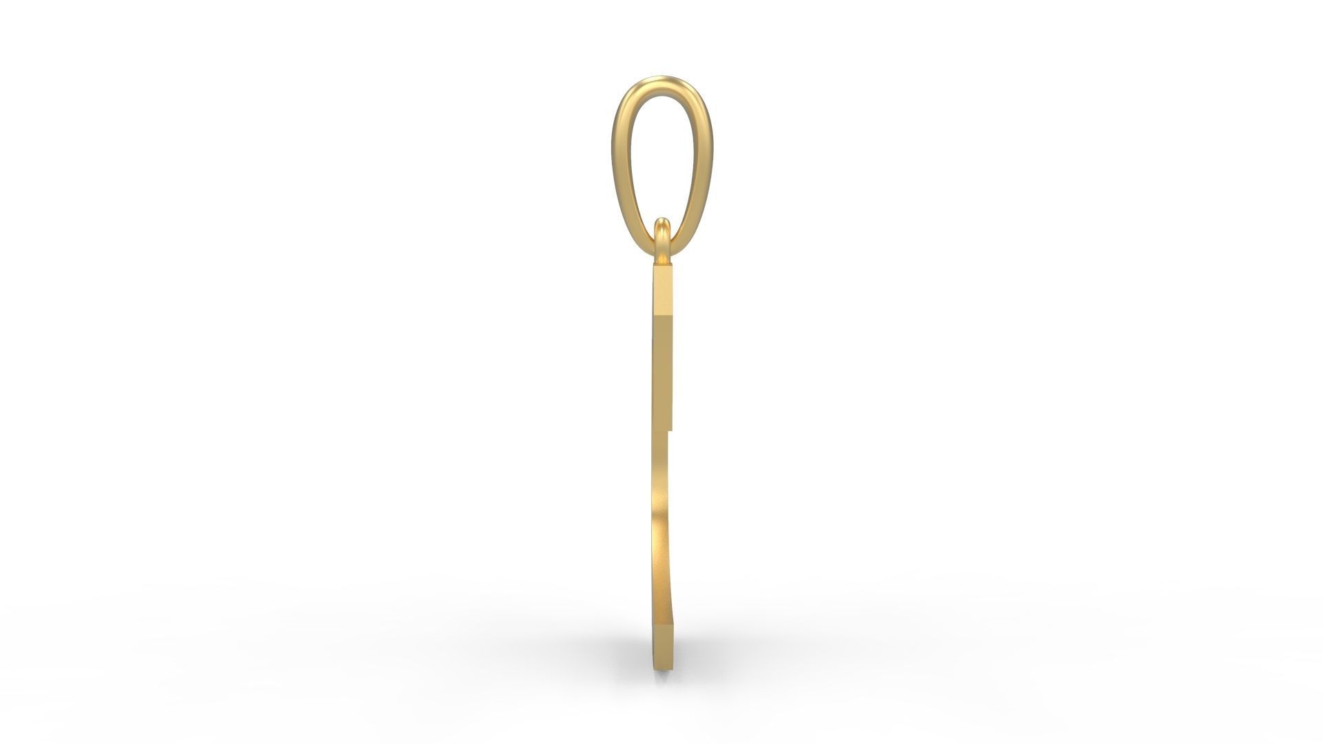 Initial Letters Pendant Matura C 3D print model_2