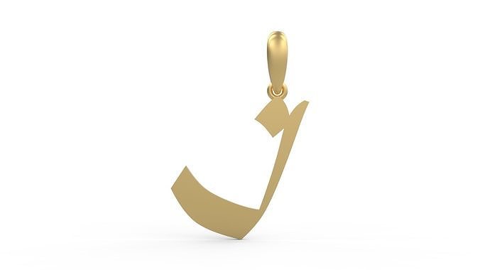 Initial Letters Pendant Matura I 3D print model