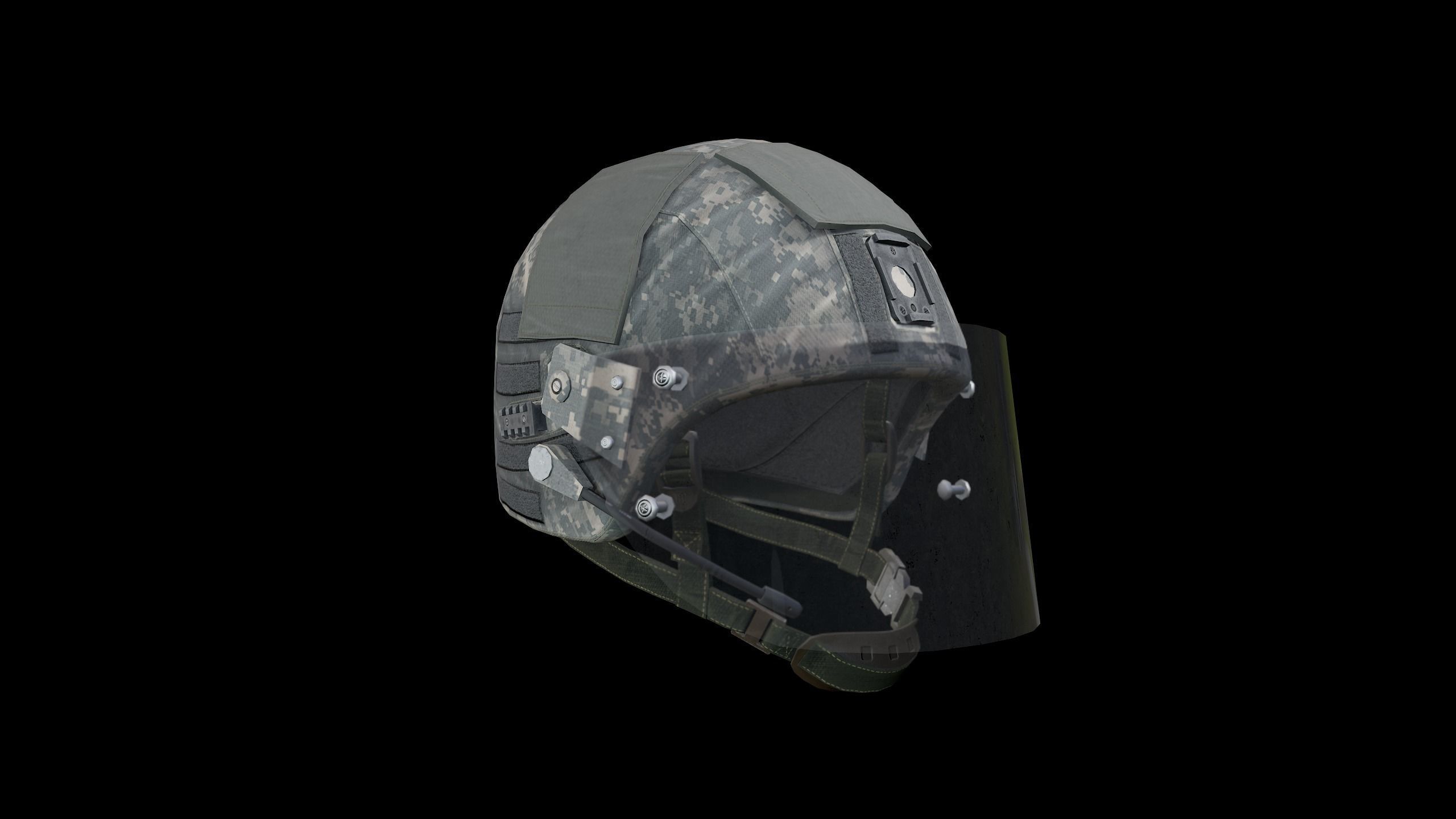 Helmet ZSH-1-2 Low-poly 3D model_15
