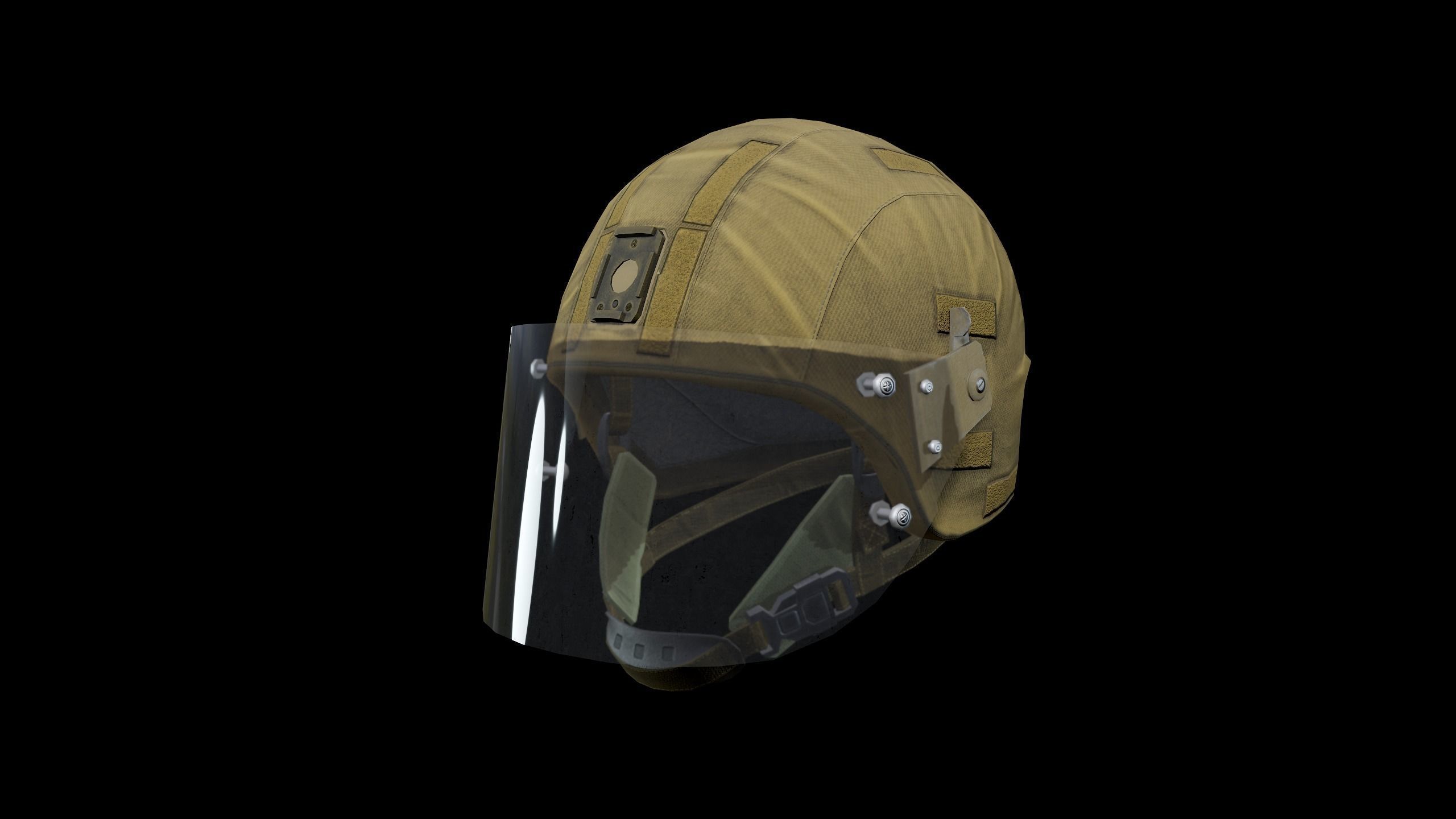 Helmet ZSH-1-2 Low-poly 3D model_12