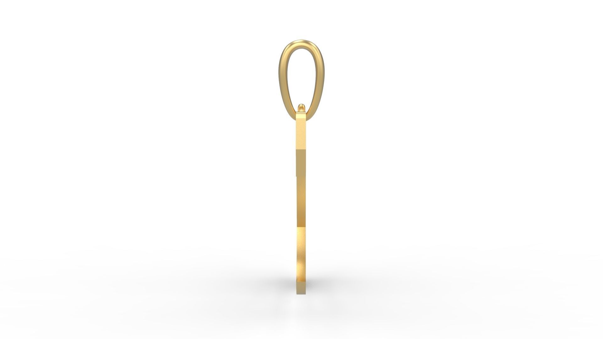 Initial Letters Pendant Matura X 3D print model_2