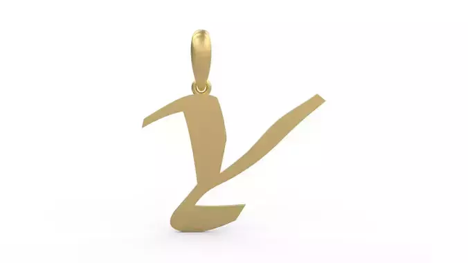 Initial Letters Pendant Matura Y