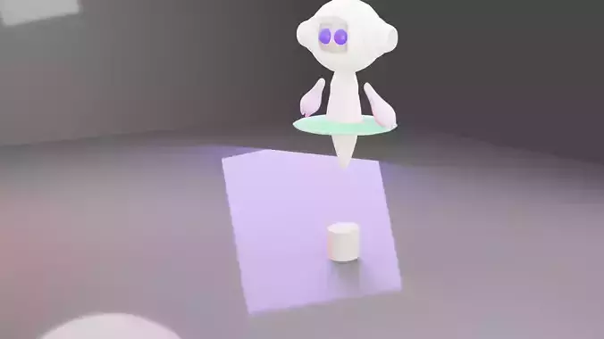 simple humanoid 3D model